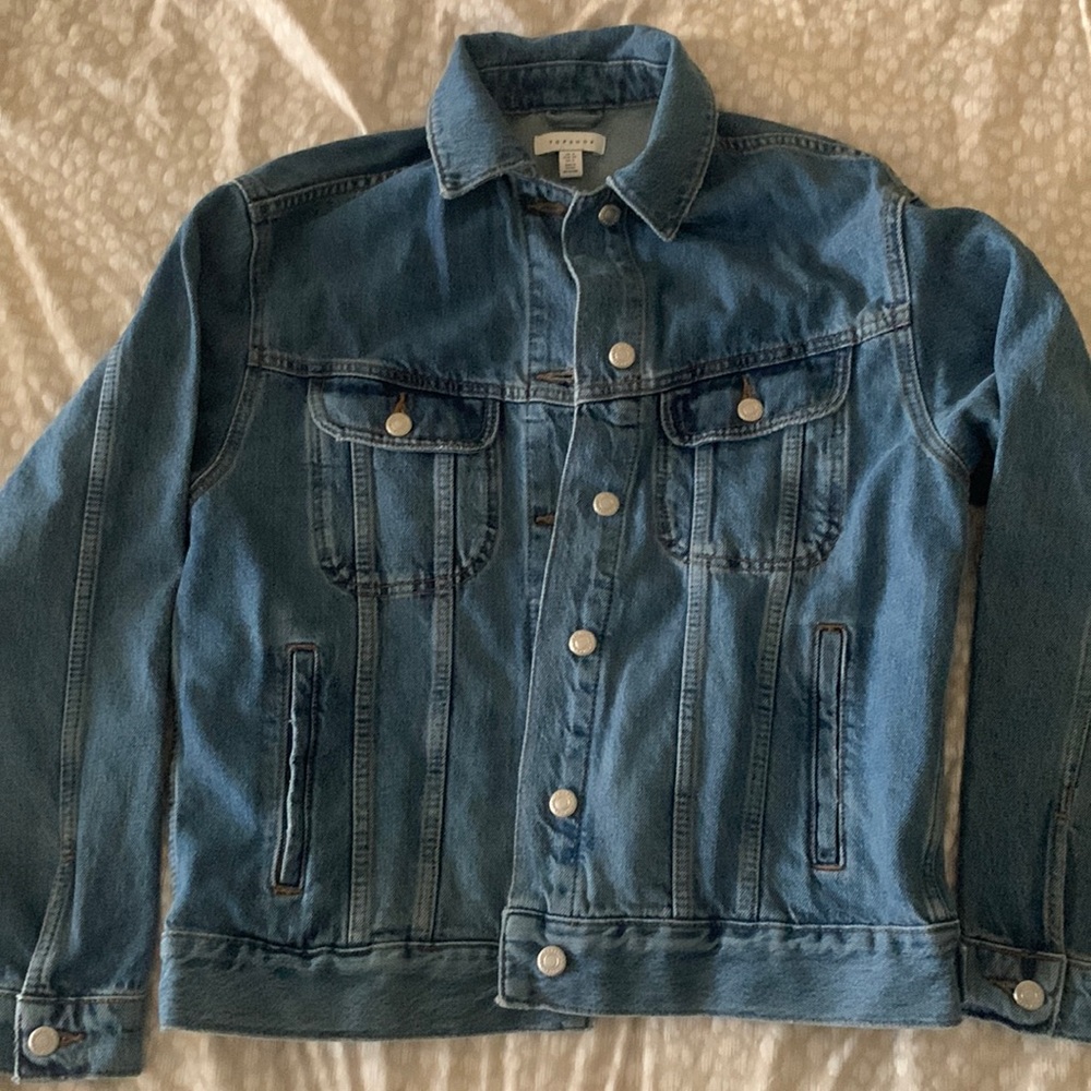 Topshop Oversized Denim Jacket